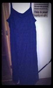 Navy lace maxi dress from torrid sz 3